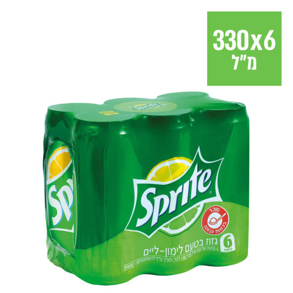 ספרייט פחיות שישייה