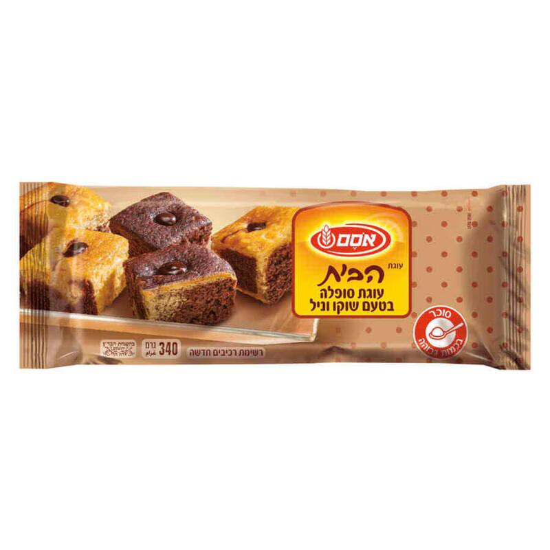עוגת הבית סופלה בטעם שוקו וניל - אסם