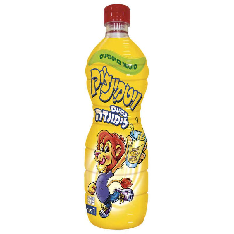 ויטמינצ''יק לימון 1 ליטר - סירופ אסם