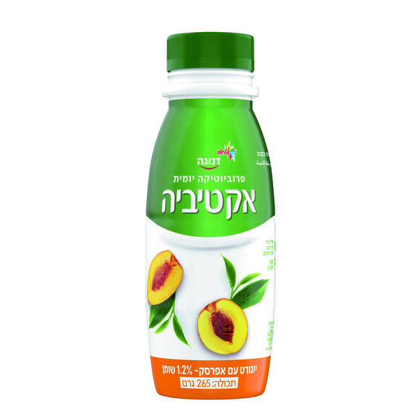 משקה יוגורט אפרסק 1.2% שטראוס