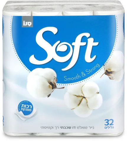 סופט נייר טואלט 32 גלילים