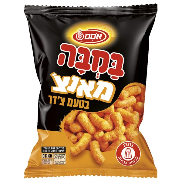 חטיף במבה מאנצ'' צ''דר 60 גרם