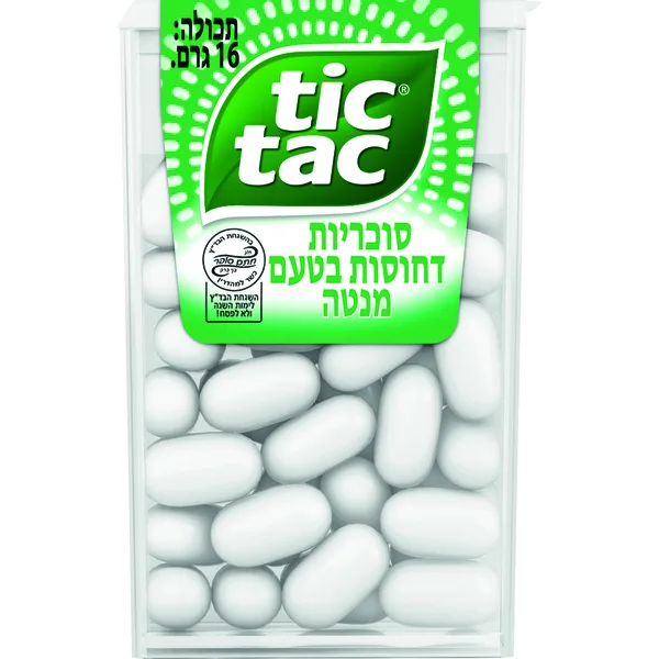 טיק טק בטעם מנטה סוכריות