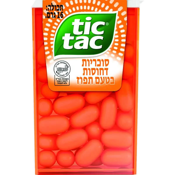 טיק טק בטעם תפוז סוכריות