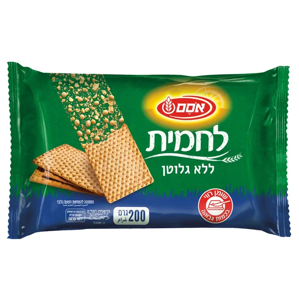 קרקר לחמית ללא גלוטן אסם