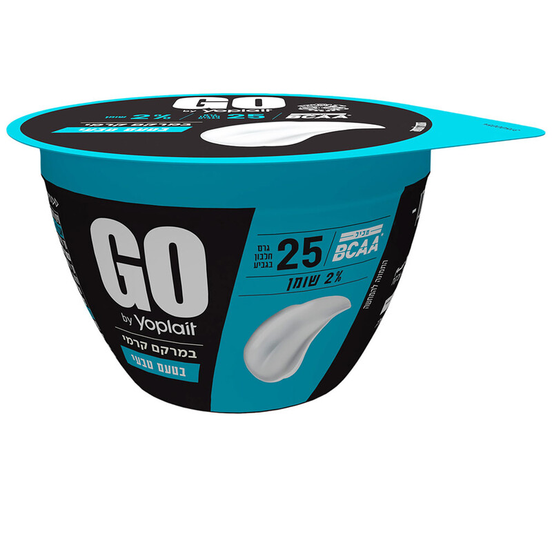 יוגורט חלבון 25 גרם יופלה GO בטעם טבעי תנובה