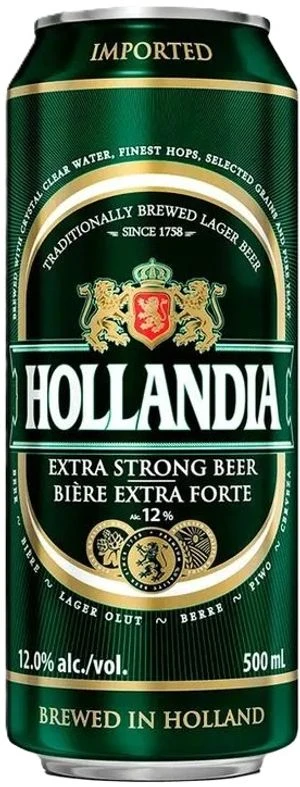 בירה הולנדיה 12% פחית 500 מ''ל