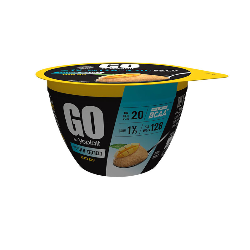 יוגורט חלבון גו 20 גרם אוורירי עם מנגו 1% תנובה