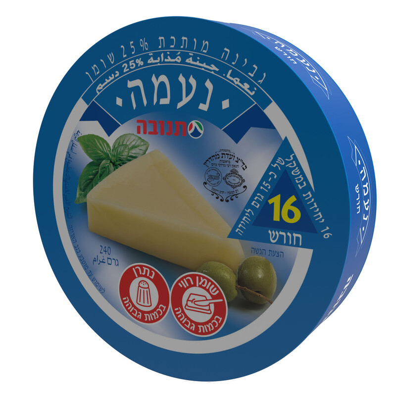 גבינה מותכת נעמה חורש 25% שומן 240 ג''