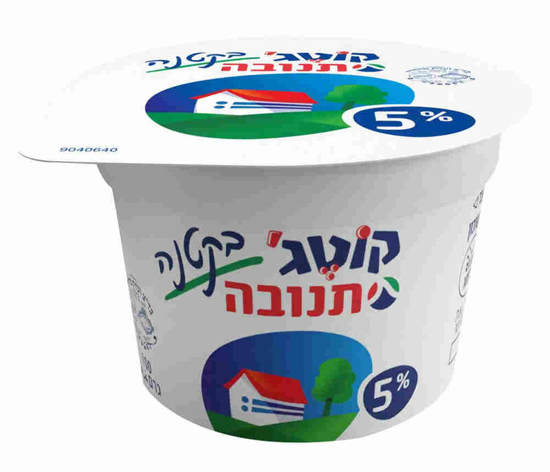 קוטג'' תנובה בקטנה 5% שומן 100 ג''