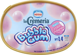 גלידה לה קרמריה באבל גאם בטעמי מסטיק ומרשמלו נסטלה