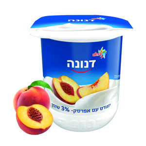 דנונה יוגורט עם אפרסק 3% 150 גרם