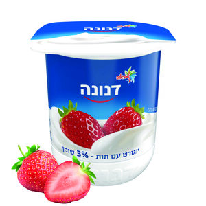 דנונה יוגורט עם תות 3% 150 גרם