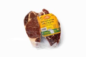 סטייק אנטריקוט פרוס ארוז לא מעובד קפוא מחפוד