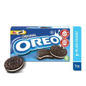 עוגיות אוראו ממולאות קרם וניל 176 גר''