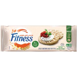 פיטנס פריכיות 3 דגנים דקות 12*120גרם