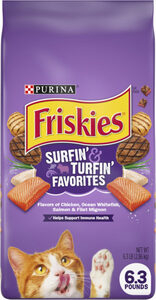 מזון לחתולים עוף פירות ים כבד ופתיתי חלב חיות