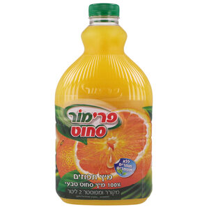 פרימור סחוט מיץ תפוזים 100% 2 ליטר טרי