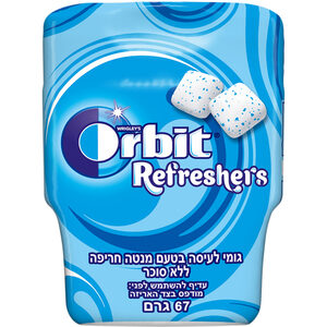 מסטיק אורביט רפרשרס בטעם מנטה ללא סוכר