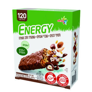 אנרג''י מאגדת דגנים מצופה שוקולד עלית