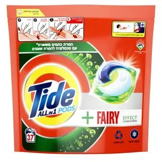 טייד לכביסה קפסולות אפקט פיירי 37יח