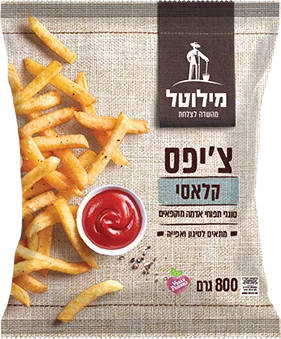 צ'יפס קפוא מילטול 800 גרם